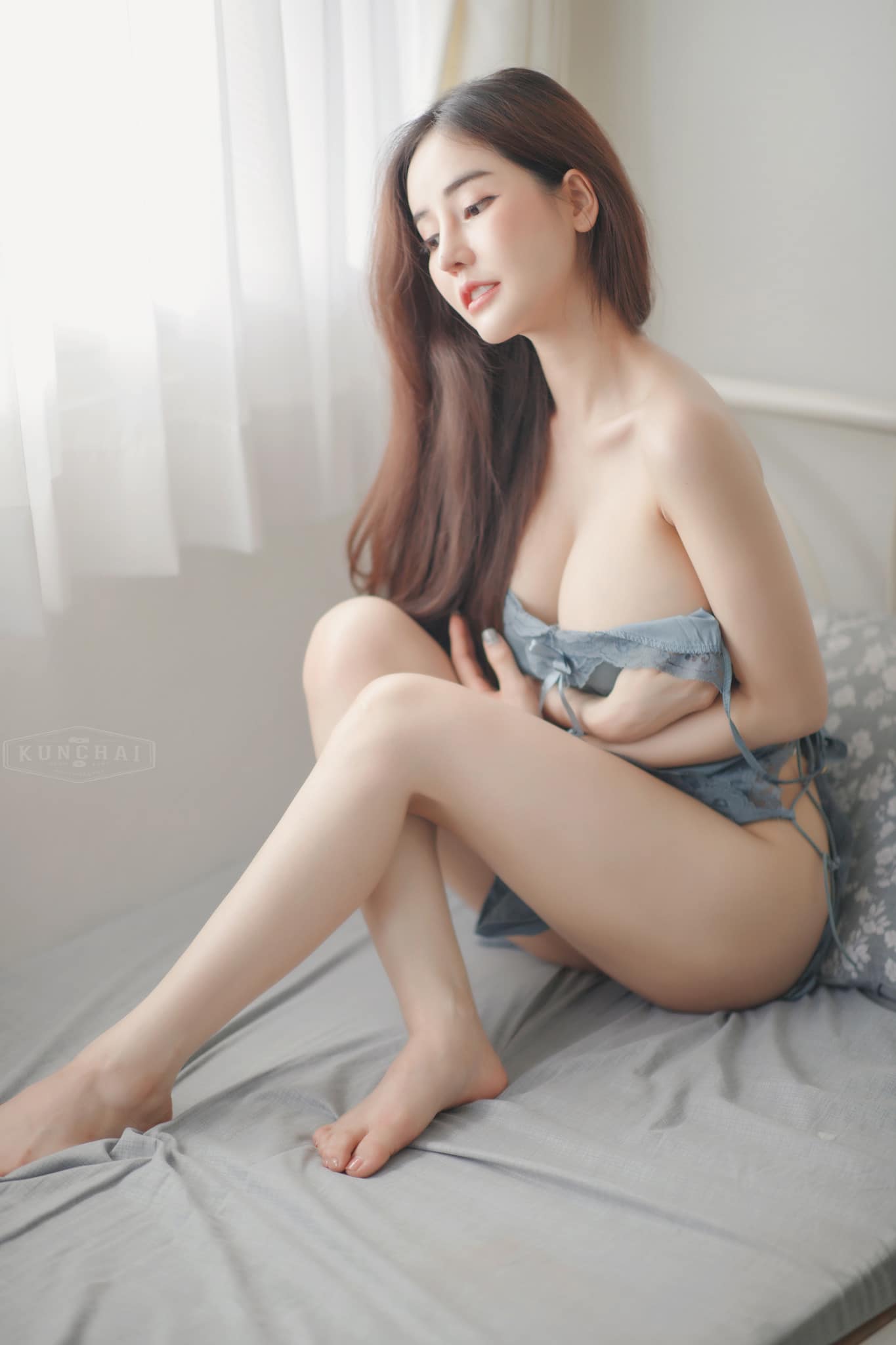 ครูบลู นางแบบพริตตตี้สาวสวย ตัว top อวดหุ่นสวย นมตูม ในชุด bikini เต็มๆตา 106