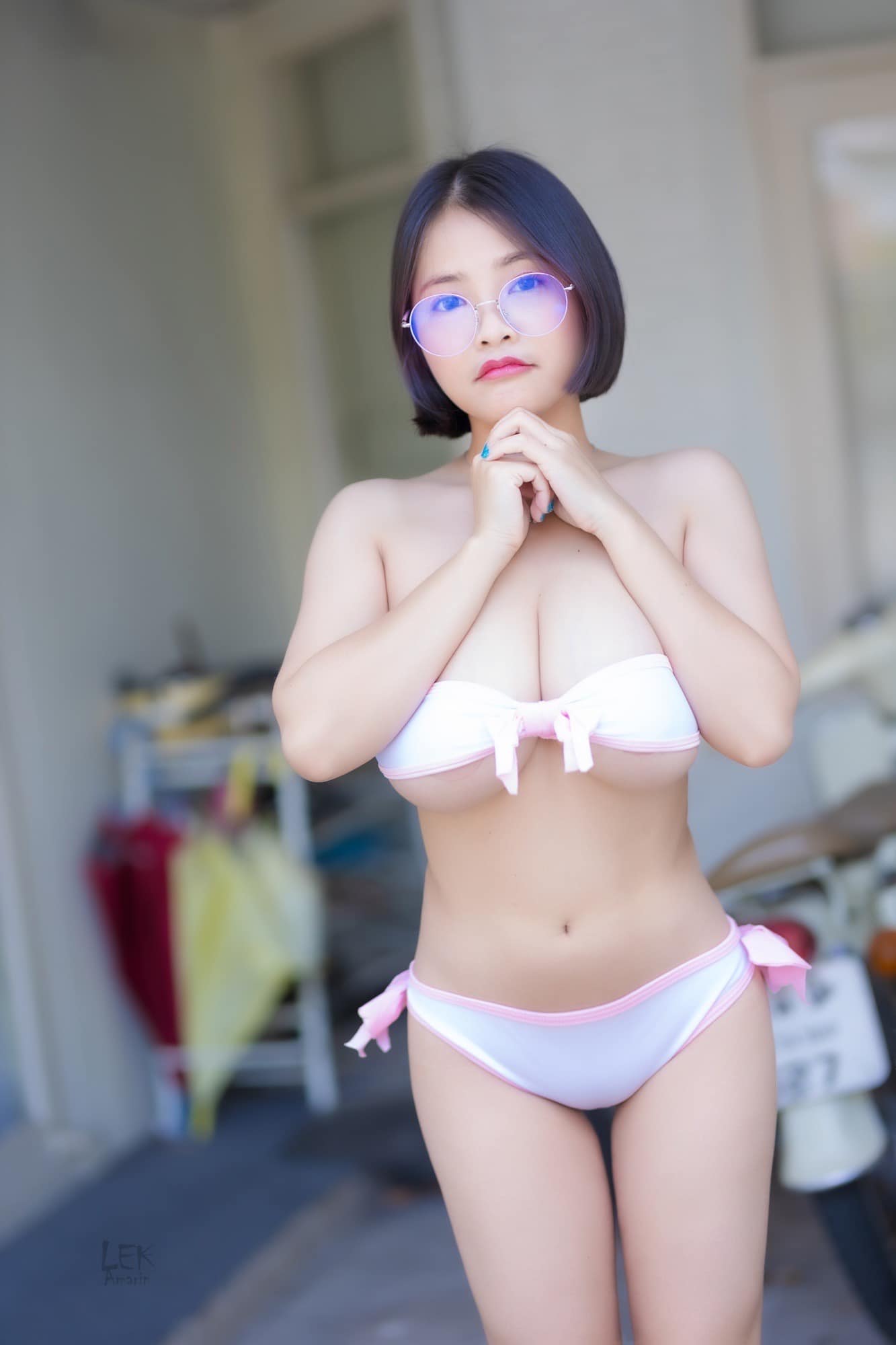 วาร์ปเด็ด น้องนุ้ย Onlyfans หน้าเด็กมัธยม นมปริญญาโท 32