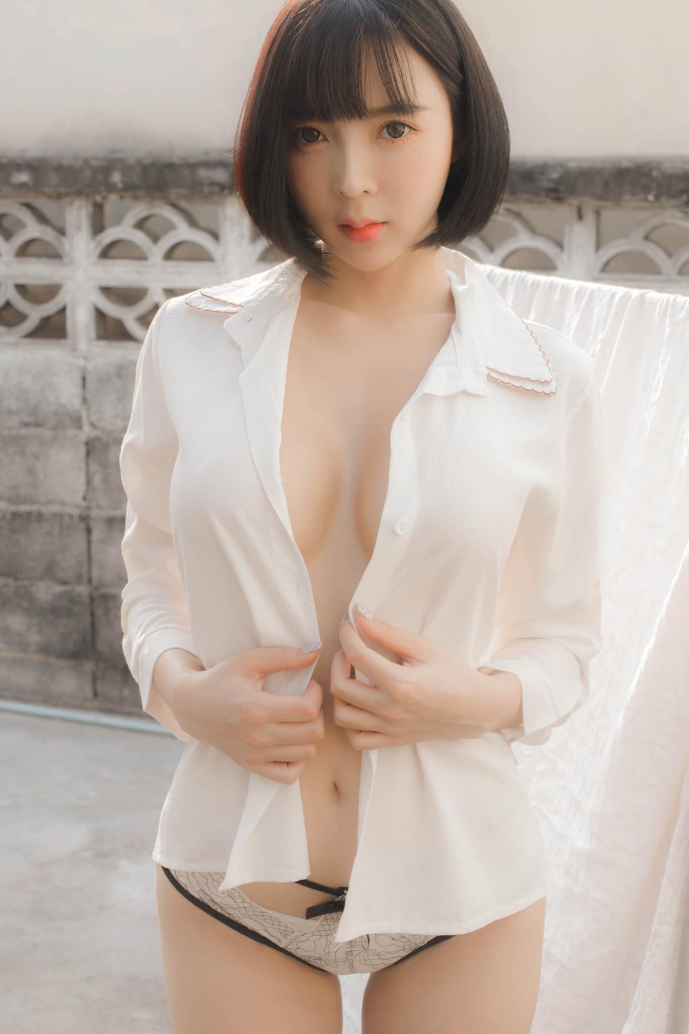 น้องน้ำตาล ปรียาภรณ์ นางแบบ สาวสวยตัวเล็กผมสั่น เนินนมสวย สุดเอ็กซ์ 3